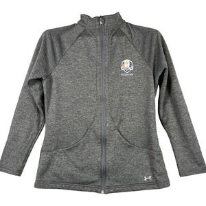 Under Armour Golf Womens M Ryder Cup 2016 Hazeltine Golf Full Zip Jacket Gray